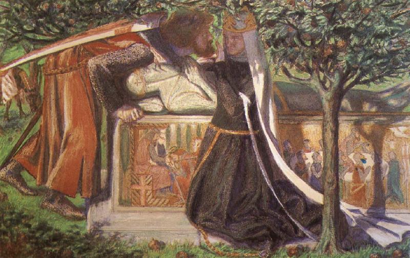 Dante Gabriel Rossetti Arthur-s Tomb oil painting image